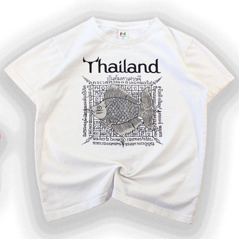 Petite 80's True Vintage White Thailand Graphic Tee